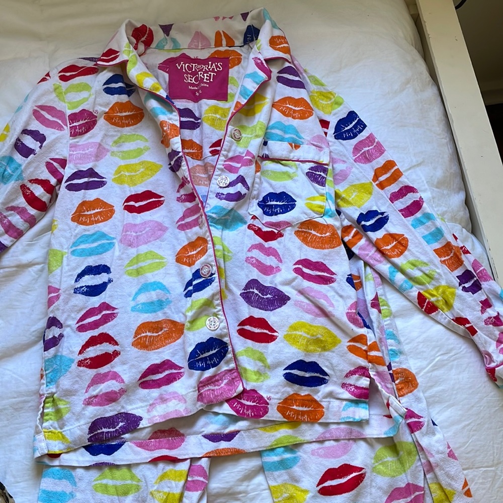 VS flannel pajamas set Size S
